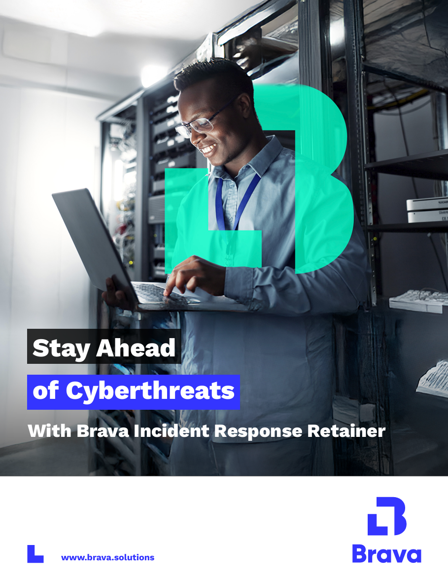 Stay Ahead of Cyberthreats with Brava Incident Response Retainer (Sell Sheet by Lexical Creations)